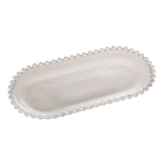 Imagem de TRAVESSA CRISTAL OVAL PEARL 24X12X2CM - WOLFF - Rojemac Impotacao E Exportacao Ltda