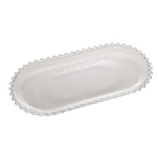 Imagem de TRAVESSA CRISTAL OVAL PEARL 30X15X2CM - WOLFF - Rojemac Impotacao E Exportacao Ltda