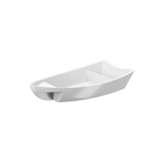 Imagem de BARCO PARA SUSHI UNO 13,9X13,9X6,3CM BRANCO COZA - Brinox Metalurgica Sa