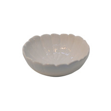 Imagem de BOWL  DECORATIVO DE CERÂMICA BANANA LEAF BRANCO - LYOR  - Coliseu Presentes Ltda