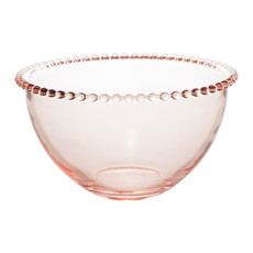 Imagem de CONJUNTO 4 BOWLS CRISTAL DE CHUMBO PEARL ROSA 13X8CM WOLFF  - Rojemac Impotacao E Exportacao Ltda