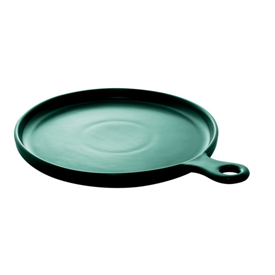 Imagem CONJUNTO 2 TRAVESSAS PORCELANA NORDICA VERDE ESCURO 26CM - BON GOURMET