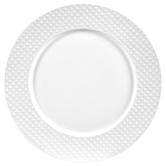 Imagem PRATO RASO KIEV EM PORCELANA Ø27,5CM COR BRANCO L'HERMITAGE 