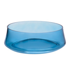 Imagem de VASO DECORATIVO EM VIDRO AZUL 23X8,5CM - GRILLO - Grillo Ltda