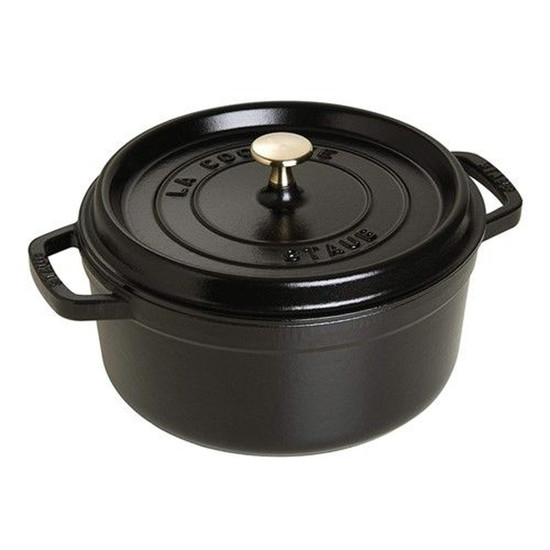 Imagem CAÇAROL REDONDA 18CM PRETO FERRO FUNDIDO STAUB ZWILLING