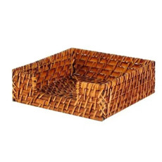 Imagem de PORTA GUARDANAPO 18CMX18CM KENYA RATTAN - M. Shop Comercial Ltda