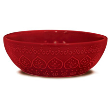 Imagem de CORONA BOWL RELIEVE VERMELHO 523ML YOI  - Martiplast Sao Paulo Prod Plast Ltda