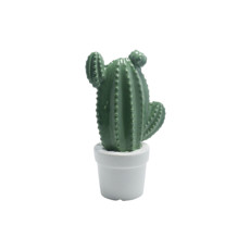 Imagem de CACTO CERÂMICA DECOR VERDE 22CM 45505 GRILLO - Grillo Ltda