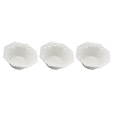 Imagem de JOGO DE 3 BOWLS EM PORCELANA 9,7X4CM - Full Fit Industria Importacao E Comercio Ltda.