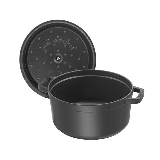 Imagem CAÇAROL REDONDA 18CM PRETO FERRO FUNDIDO STAUB ZWILLING