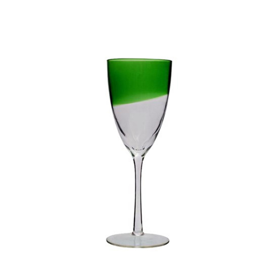 Imagem TAÇA PARA CHAMPAGNE VIDRO 300ML VERDE UNIDADE 924776 GRILLO