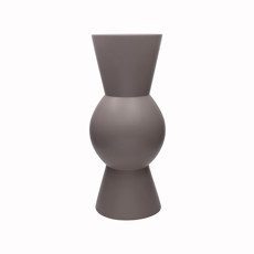 Imagem de VASO CINZA MÉDIO FOSCO 16,2X38CM MAZZOTTI - Mzt Home Decor Com Atac Varej Ceramica Ltda Me