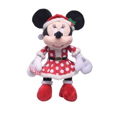 Imagem de MINNIE COM VESTIDO POA COR VERMELHO, BRANCO E PRETO P 15CM - CROMUS  - Cromus Embalagens Ind. E Com. Ltda