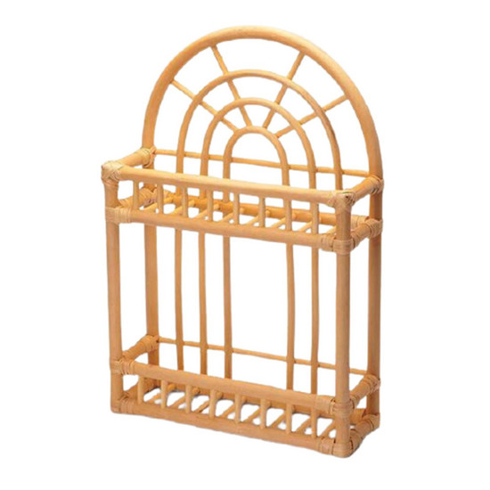 Imagem NICHO COM PRATELEIRAS EM RATTAN 13X38X56CM - MART 