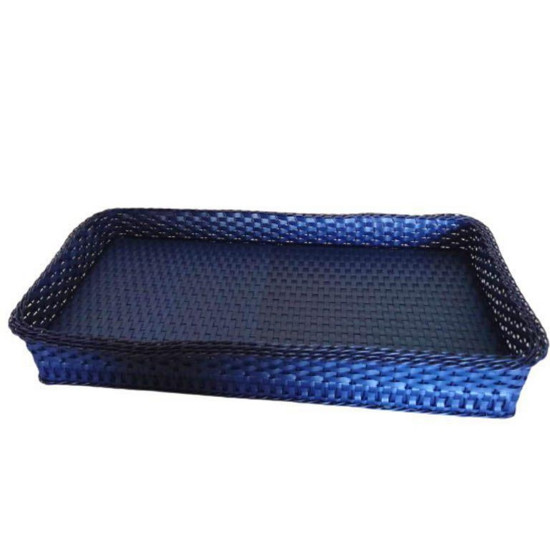 Imagem BANDEJA FLUTUANTE NAVIO COR AZUL MARINHO 86X40X17CM - BELLA DONNA 
