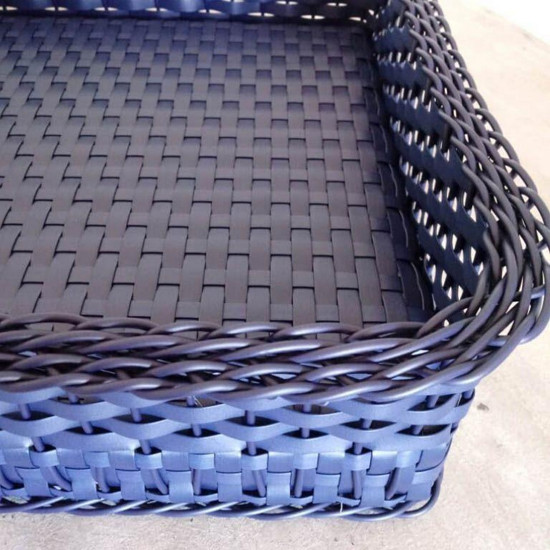 Imagem BANDEJA FLUTUANTE NAVIO COR AZUL MARINHO 86X40X17CM - BELLA DONNA 