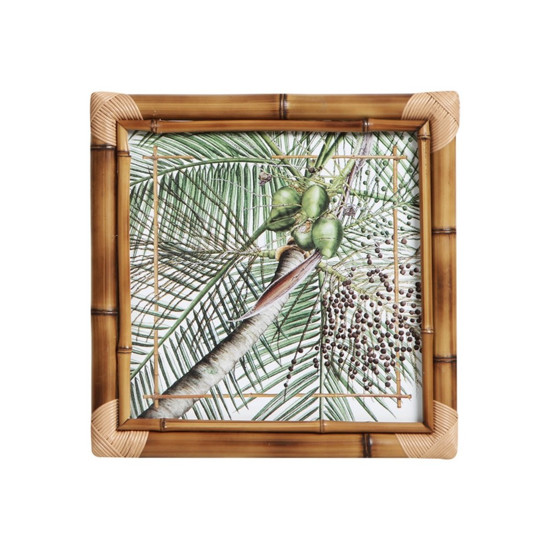 Imagem QUADRO ITACARE COQUEIRO 35X35X3CM - MAIZON BLANCHE