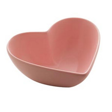 Imagem de BOWL CORAÇÃO DE CERÂMICA HEART ROSA 14X13X5CM - LYOR  - Coliseu Presentes Ltda