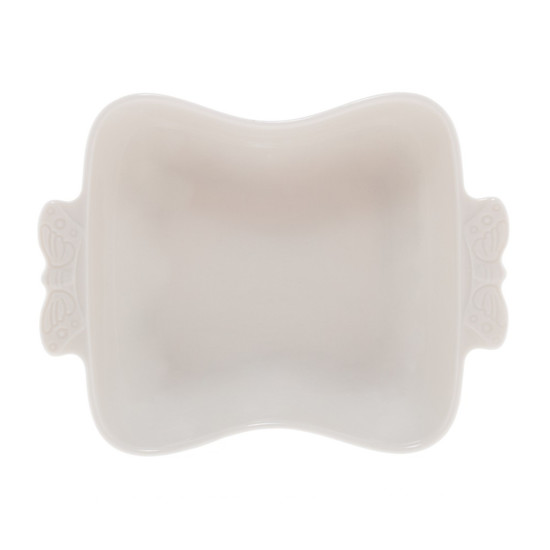 Imagem PORTA ANEIS DECORATIVO DE PORCELANA BUTTERFLY 8X11,5X3CM  - LYOR