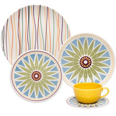 Imagem de APARELHO DE JANTAR E CHÁ 20 PEÇAS UNNI RAINBOW - OXFORD - Oxford Porcelanas Sudeste Ltda