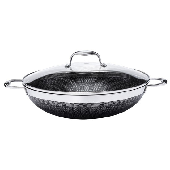 Imagem PANELA WOK EM AÇO INOX 34CM 5L MAIL ORDER HIVE - OXFORD