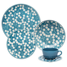 Imagem de APARELHO DE JANTAR E CHÁ 20 PEÇAS UNNI DAISY - OXFORD  - Oxford Porcelanas Sudeste Ltda