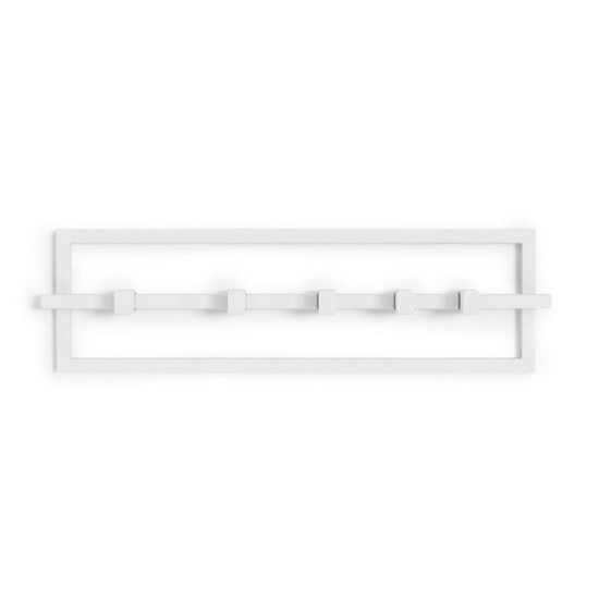 Imagem CABIDEIRO DE PAREDE CUBIKO BRANCO - UMBRA 