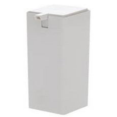 Imagem de PORTA SABONETE LIQUIDO DE ACRILICO QUADRADO BRANCO 400ML - Paramount Ind E Com De Plast Ltda