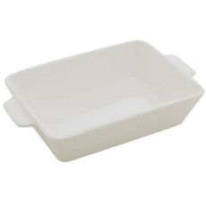 Imagem de TRAVESSA PORCELANA COM ALÇA BASIC BRANCO 29X16X5 CM LYOR - Coliseu Presentes Ltda