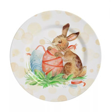 Imagem de JOGO DE PRATO PARA SOBREMESA 20CM COLOR RABBITS C 1ª CLASSIFIC ALLEANZA 6 PEÇAS  - Ceramica Alleanza Ltda -Epp