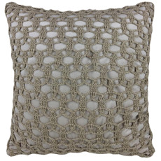 Imagem de ALMOFADA CROCHE MANUAL JT 52X52CM MOD06 - DECORTEXTIL - B H Turqueto Decoracoes Me