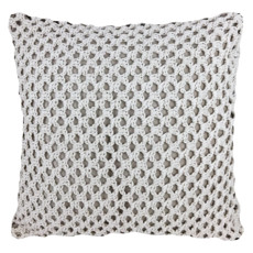 Imagem de ALMOFADA CROCHE MANUAL 52X52CM MOD02 - DECORTEXTIL - B H Turqueto Decoracoes Me