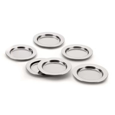 Imagem de CONJUNTO DE 06 PORTA COPOS DE AÇO INOX  BARTENDER - FORMA INOX - Metalurgica Forma Ltda