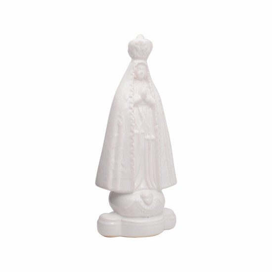 Imagem ESCULTURA NOSSA SENHORA DE CERÂMICA MEDIA COR BRANCO 