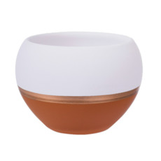 Imagem de VASO DECORATIVO EM CERÂMICA 12X10CM COR TERRACOTA 51964-782 GRILLO  - Grillo Ltda