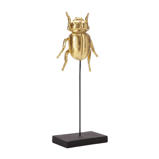 Imagem ESCULTURA EM POLIRESINA COR DOURADO 11X32CM - MART 