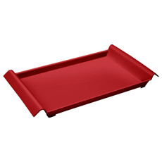 Imagem de BANDEJA CASUAL PEQUENA 34 X 19 X 3,8 CM COR VERMELHO BOLD COZA - BRINOX  - Brinox Metalurgica Sa