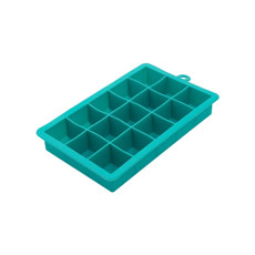 Imagem de FORMA DE SILICONE ESTRUTURADA 15 CUBOS COR VERDE OIKOS  - Grupo Ecoa Comercio De Produtos S/A