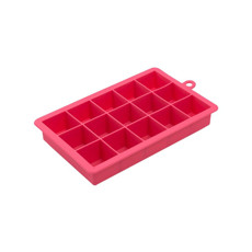 Imagem de FORMA DE SILICONE ESTRUTURADA 15 CUBOS COR ROSA OIKOS  - Grupo Ecoa Comercio De Produtos S/A