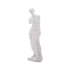 Imagem de ESCULTURA DECORATIVA EM RESINA COR BRANCO 48CM - CROSS  - Cross Comercial Ltda