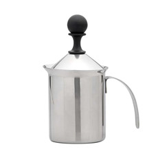 Imagem de ESPUMADOR MANUAL DE LEITE EM AÇO INOX 400ML - OXFORD  - Oxford Porcelanas Sudeste Ltda