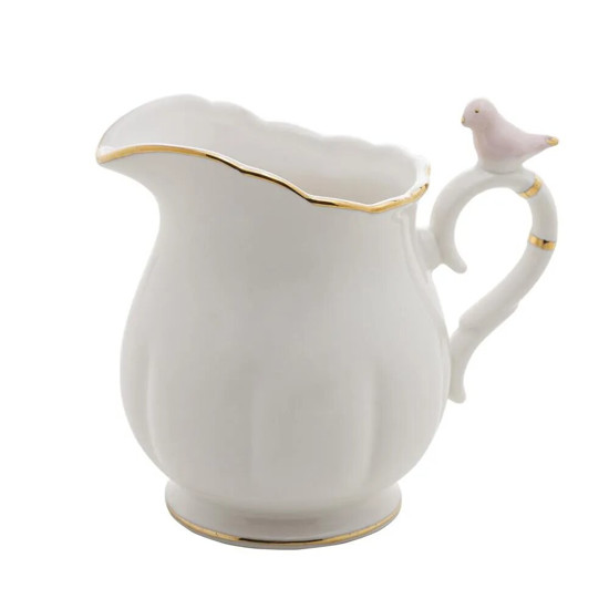 Imagem LEITEIRA 230 ML DE PORCELANA BIRDS WOLFF