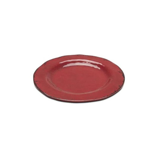 Imagem PRATO RASO MARSELHA Ø27,8X1,6CM COR VERMELHO HAUS
