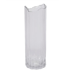 Imagem de VASO DECORATIVO DE VIDRO TRANSPARENTE 10X10X30CM - GRILLO 52871-311 - Grillo Ltda