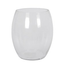 Imagem de VASO DECORATIVO DE VIDRO TRANSPARENTE 13X13X20CM - GRILLO 52867 - Grillo Ltda