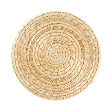 Imagem de SOUSPLAT DE CHÁ RATTAN 25CM DIAM COR NATURAL - RAFIMEX  - Rafimex Comercial Imp E Exp Ltda