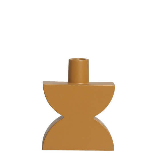 Imagem VASO DECORATIVO OCRE FOSCO 25,2X20X7 CM - MAZZOTTI 