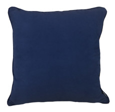 Imagem de ALMOFADA SOFT LISO 52X52CM COM CODÃO AZUL - DECORTEXTIL - B H Turqueto Decoracoes Me