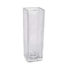 Imagem de VASO DECORATIVO DE VIDRO 8 X 8 X 25CM - GRILLO 52926 - Grillo Ltda