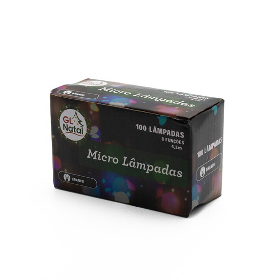 Imagem PISCA PISCA MICRO LAMPADA 4,3M 220V BRANCO 48085 GRILLO